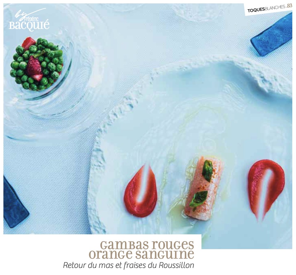 Gambas rouges orange sanguine